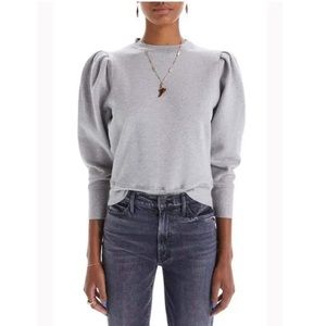 Mother The Curve Ball Puff Shoulder Sweatshirt